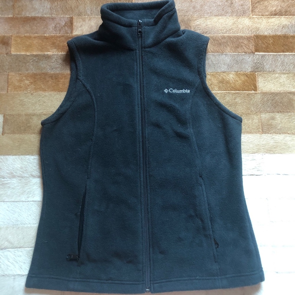 Columbia Black Fleece Vest